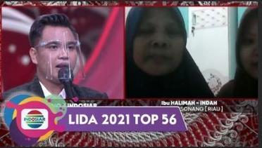 Haru Campur Bahagia!!! Sonang (Riau) Ungkapkan Perasaan Ke Ibunda!! | LIDA 2021