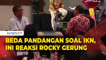 Kala Rocky Gerung Turun Panggung Dengarkan Wali Kota Makassar Beda Pandangan soal Proyek IKN