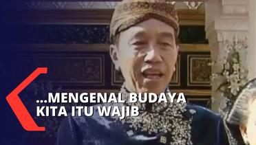 Ngunduh Mantu Kaesang, Jokowi: Mengenalkan dan Mencintai Budaya Kita Itu Wajib!