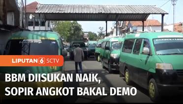 Kenaikan Harga BBM Subsidi Belum Diumumkan, Sopir Angkot di Bandung Sudah Siap-siap Demo | Liputan 6
