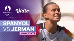 Spanyol vs Jerman - Perebutan Medali Perunggu - Sepak Bola Putri - Highlights | Olympic Games Paris 2024