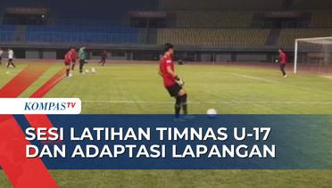 Persiapan Garuda Muda Jelang Laga Uji Coba Kontra Timnas Korsel U-17 di Stadion Patriot Candrabhaga