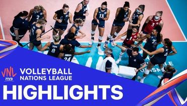 Match Highlight | VNL WOMEN'S - Korea Selatan 0 vs 3 USA | Volleyball Nations League 2021