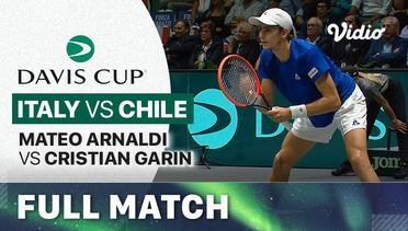 Full Match | Italy (Matteo Arnaldi) vs Chile (Cristian Garin) | Davis Cup 2023