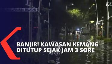 Direndam Banjir, Kawasan Kemang Belum Bisa Dilalui Kendaraan