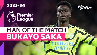 Aksi Man of the Match: Bukayo Saka | Nottingham Forest vs Arsenal | Premier League 2023/24