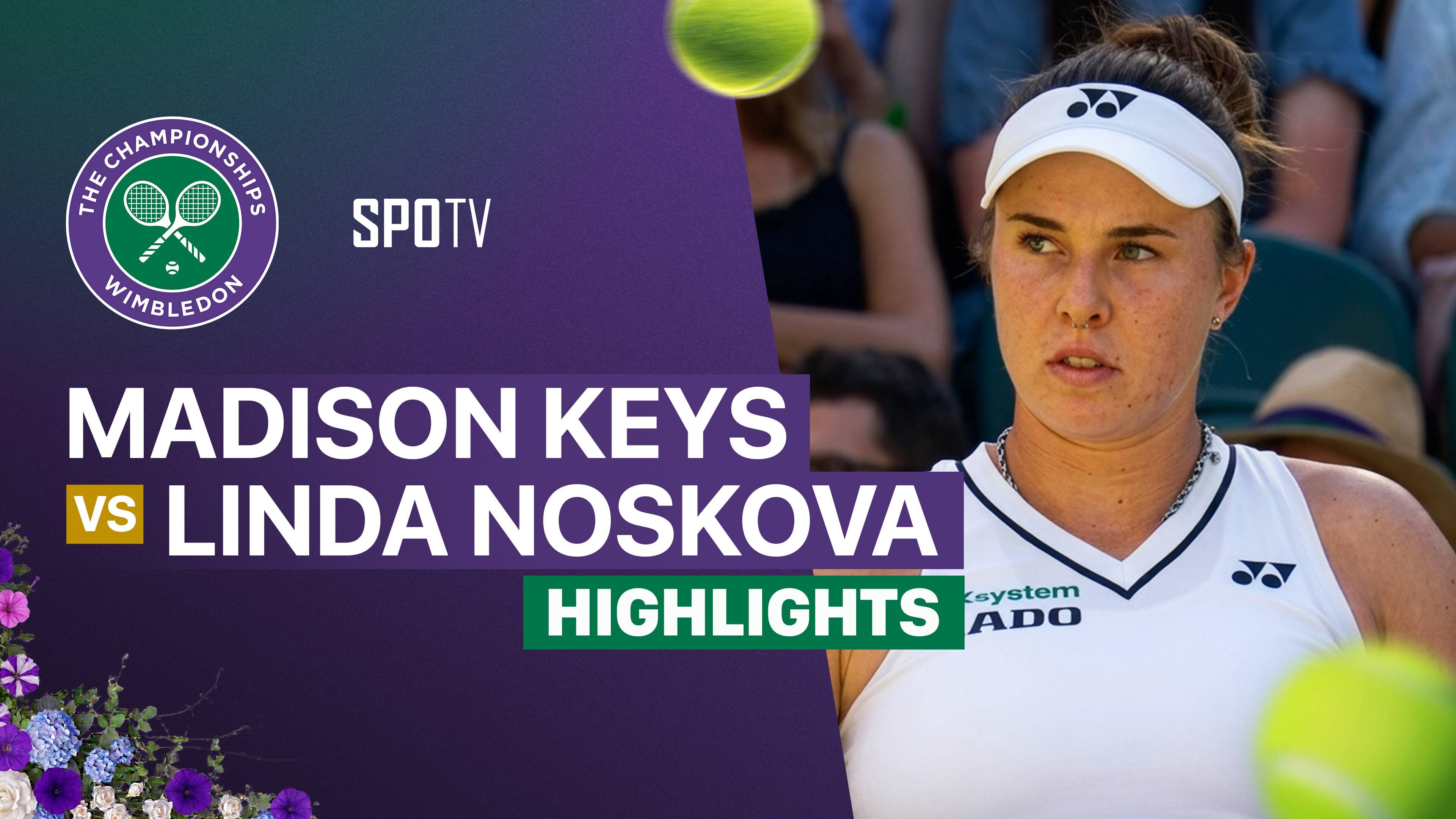 Madison Keys vs Linda Noskova - Ladies' Singles Fourth Round | Wimbledon 2026