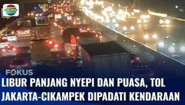 Libur Panjang Nyepi dan Puasa, Tol Jakarta-Cikampek Dipadati Kendaraan | Fokus