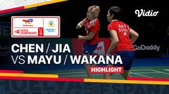 Highlights | Chen Qing Chen/Jia Yi Fan (CHN) vs Mayu Matsumoto/Wakana Nagahara (JPN) | TotalEnergies BWF World Championships 2021