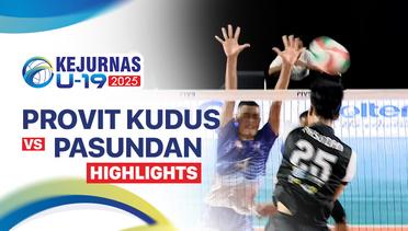 Grand Final Putra: Porvit Kudus vs Pasundan - Highlight | Kejurnas Bola Voli Antarklub U-19 2025