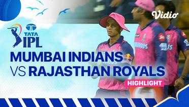 Highlights - Mumbai Indians vs Rajasthan Royals | Indian Premier League 2023