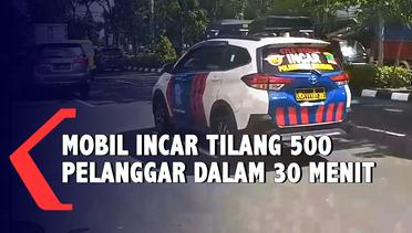 Mobil Incar Polrestabes Surabaya Tilang 500 Pelanggar Tiap 30 Menit