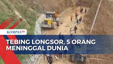 Tebing Longsor Kabupaten Luwu, 5 Orang Dinyatakan Meninggal Dunia