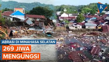 BNPB Sebut 269 Jiwa Mengungsi akibat Abrasi di Minahasa Selatan