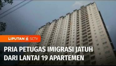 Petugas Imigrasi Jatuh dari Lantai 19 Apartemen Metro Garden di Tangerang | Liputan 6