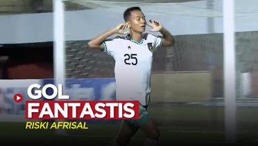 Gol Fantastis Riski Afrisal untuk Timnas Indonesia U-16 di Piala AFF U-16 2022