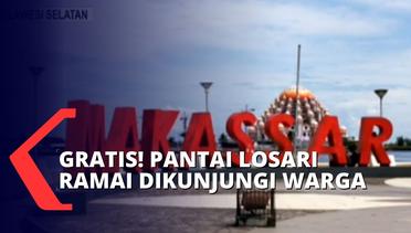 Nikmati Keindahan Pantai Losari di Makassar Saat Hari Raya Idul Fitri, Tidak Dipungut Biaya Apapun!