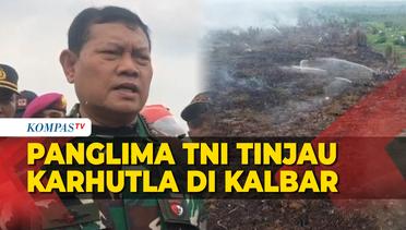 Panglima TNI Yudo Tinjau Lokasi Karhutla di Mempawah