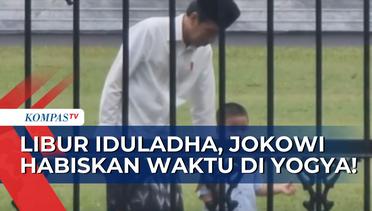 Presiden Jokowi Ajak Warga Berfoto Bersama di Halaman Istana Kepresidenan Gedung Agung DIY!