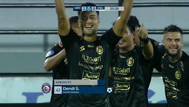 Gol Dendi Santoso - AREMA FC (2) vs (0) PSS Sleman | BRI Liga 1 2021/22