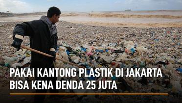 Pakai Kantong Plastik di Jakarta Bisa Kena Denda 25 Juta