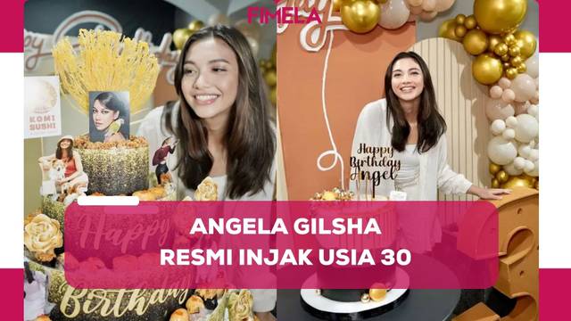6 Potret Angela Gilsha Rayakan Ulang Tahun di Lokasi Syuting, Resmi Injak Usia 30