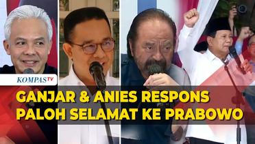 Paloh Ucap Selamat ke Prabowo, Begini Respons Anies dan Ganjar