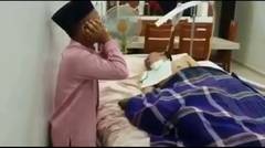 Ingin ayahmya cepat sembuh, bocah ini azan setiap hari disisinya. perjuangan bocah ini mengharukan