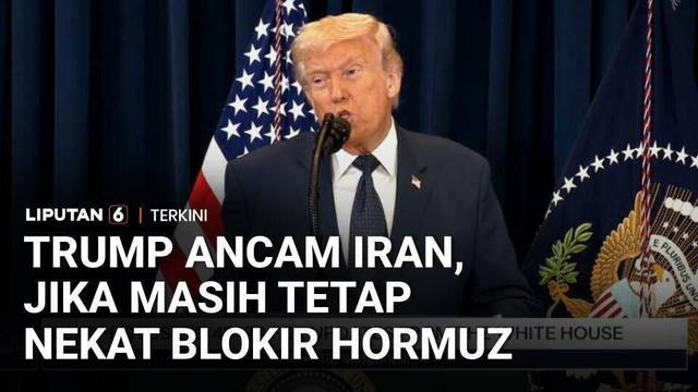 Trump Tegaskan AS Siap Serang Iran dengan Kekuatan Jauh Lebih Besar Jika Tetap Blokir Selat Hormuz