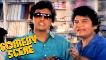 Govinda & Asrani Funny Scene | Comedy Scene | Paap Ka Ant | Govinda, Madhuri Dixit | HD
