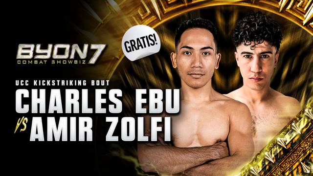 Charles Ebu vs Amir Zolfi - UCC Kickstriking Bout - Full Match | BYON Combat Showbiz 7 2026