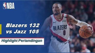 NBA I Cuplikan Hasil Pertandingan : Blazers 132 vs Jazz 105