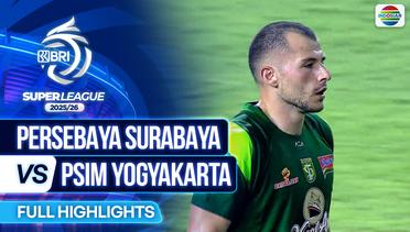 Persebaya Surabaya VS PSIM Yogyakarta - Full Highlights | BRI Super League 2025/26