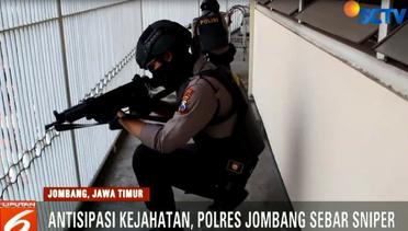 Antisipasi Tindak Kejahatan, Polres Jombang Turunkan Penembak Jitu - Liputan6 Pagi