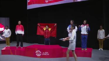 Pencak Silat Tanding Women's Class C Victory Ceremony (Day 9) | 28th SEA Games Singapore 2015 