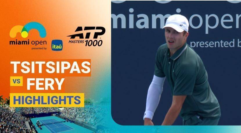Stefanos Tsitsipas vs Arthur Fery - Round 1 (Court 1) | ATP 1000: Miami Open Presented by Itau 2026