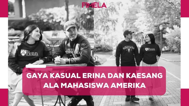 Gaya Kaesang Pangarep dan Erina Gudono di Amerika Serikat, Kompak Bergaya ala Mahasiswa