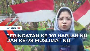 Presiden Jokowi Hadiri Peringatan Harlah ke-101 NU dan ke-78 Muslimat NU di Gelora Bung Karno