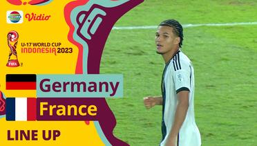 Susunan Pemain : Germany vs France | FIFA U-17 World Cup Indonesia 2023