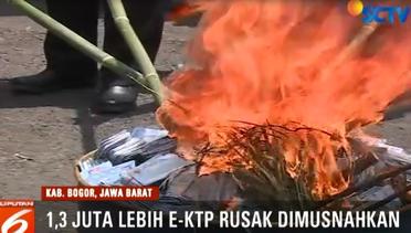 1,3 Juta E-KTP Rusak Dimusnahkan di Bogor - Liputan 6 Terkini