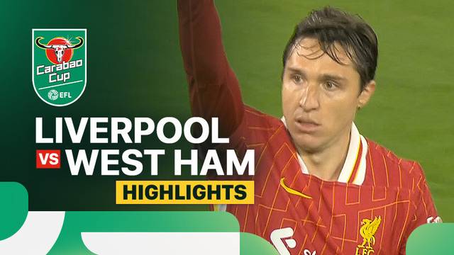 Liverpool vs West Ham - Highlights | Carabao Cup
