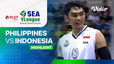 Highlights | Putra: Philippines vs Indonesia | SEA VLeague - Philippines