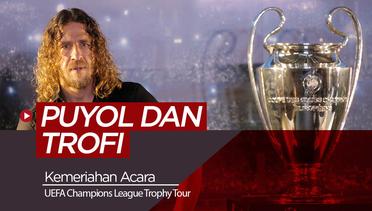 Carles Puyol Meriahkan Acara UEFA Champions League Trophy Tour di Jakarta