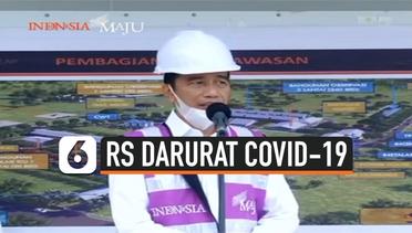 Jokowi Pastikan RS Corona Pulau Galang Beroperasi 6 April