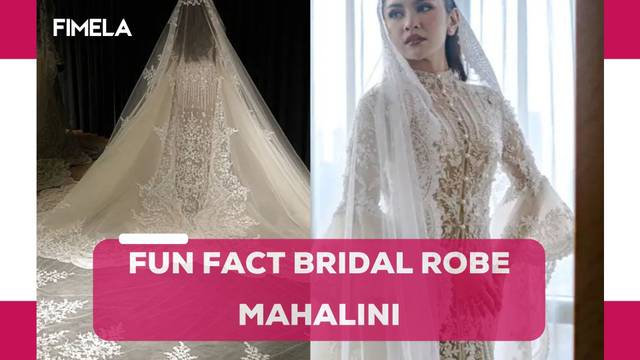 6 Detail Desain Bridal Robe, Rancangan Monica Ivena yang Terinspirasi dari Lagu-Lagu Hits Mahalini