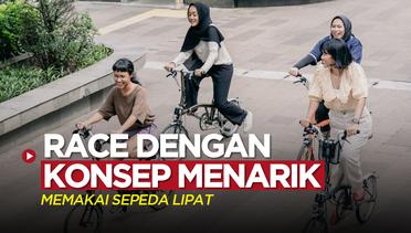 Race dengan Konsep Menarik Memakai Sepeda Lipat Brompton Hadir di Jakarta