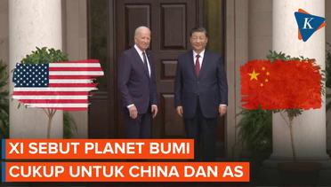 Bertemu Joe Biden, Xi Jinping Sebut Bumi Cukup untuk China dan AS
