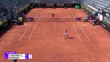 Match Highlights | Nadia Podoroska 2 vs 0 Serena Williams | WTA Internazionali BNL D'Italia 2021