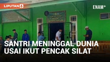 Ikuti Ujian Pencak Silat, Santri di Lampung Meninggal Dunia