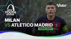 Highlights - Quarter Final: Milan vs Atletico Madrid | UEFA Youth League 2022/23